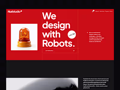 Nuestudio - Creative Grid-Style Webflow Template