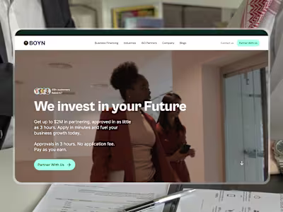 ISO partnerships website design, Let me know your favorite. ...