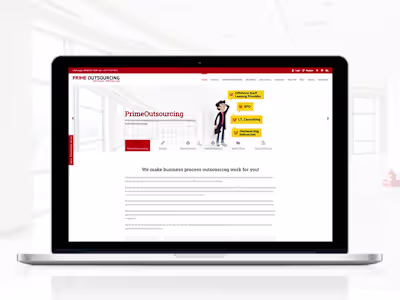 PrimeOutsourcing Company Website