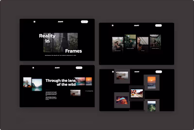 Interactive Photography Portfolio for Adam Johnson
