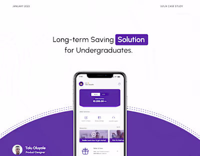 A Case Study  to improved undergraduates saving Habits