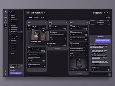 AI SaaS Dashboard