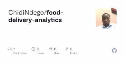 Food Delivery Analytics