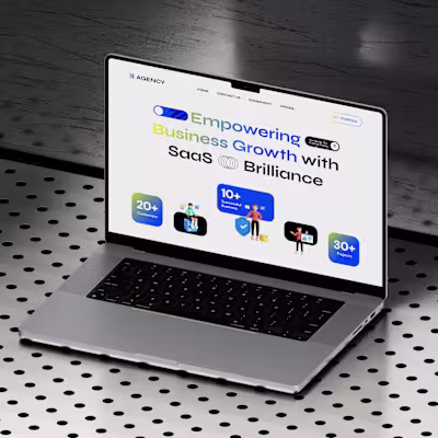 Agency SaaS Landing Page Design