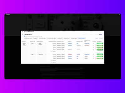 Banktables: Real-Time Financial Data Integration