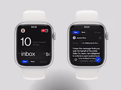 Email client for watchOS
