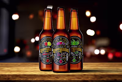 In 2021, I created some limited edition labels for Kopparber...