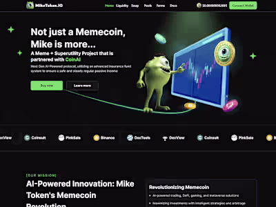 Mike Token: Not just a Memecoin, Mike is more..