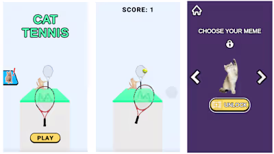 Cat Tennis