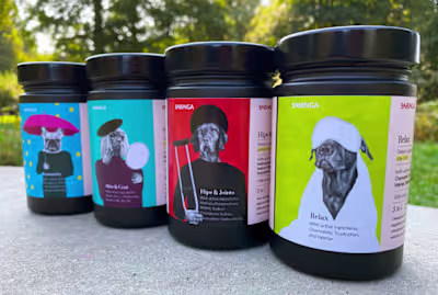 SABINGA Dog Supplement  Branding & Packaging