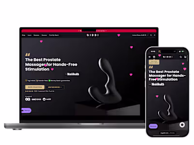 Marketing Page Development for Mygiddy