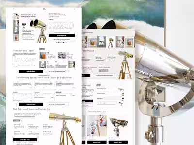 Yamato Product Page for "LuxxOptical Brand"