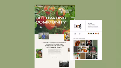 Big City Gardener Brand ID & Web Redesign