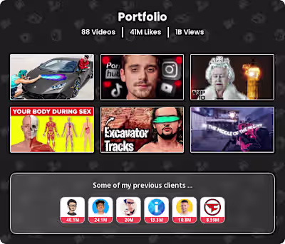 SkyFly Studios’s Video Editing Portfolio on YT Jobs