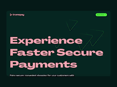 Brand identity and Framer landing page for a fin-tech startup
