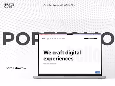 Creative Agency Portfolio Site