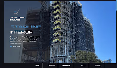 Starline Interior | Website Design