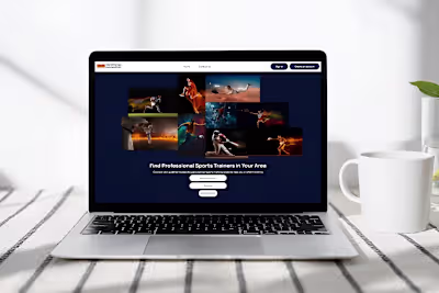 FindmySportsTrainer Web application- SAAS