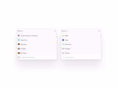 Searchable Dropdown Component