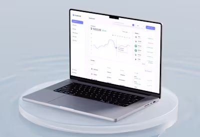 CryptoCall - Decentralized crypto platform UI design