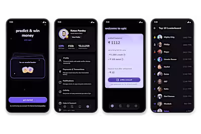 Prediction app for teams