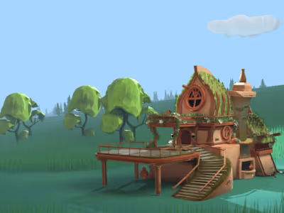 Little world, stylized team work.