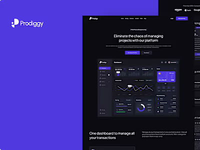 Prodigy - Fintech/SaaS Website