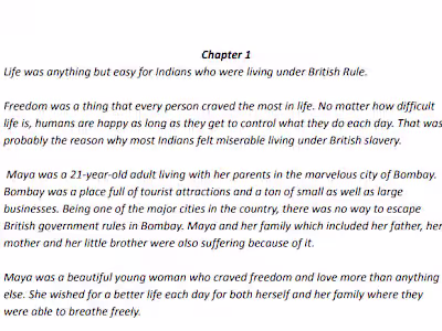 British Romance short story