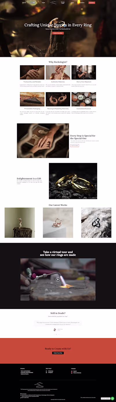 Rockologist Maintenance Website