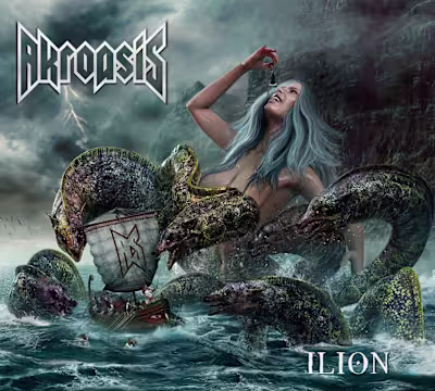 Scylla & Charybdis. Album Artwork for Akroasis (Ilion)
