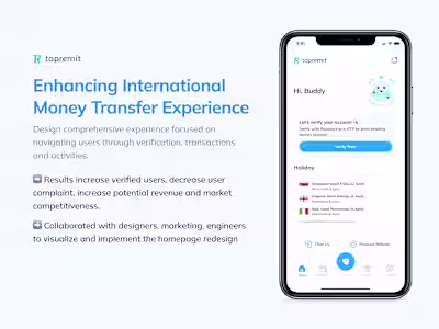 Enhancing International Money Transfer Experience