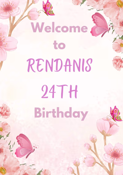 Welcome Board 
