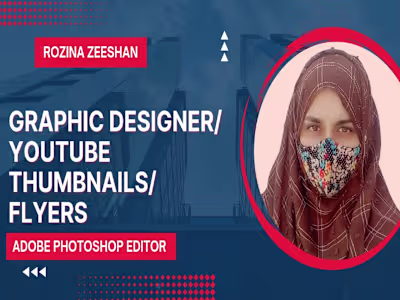 I will design professional flyers, posters, you tube thumbnails 