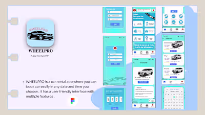 Wheelpro -A Car Rental App UI