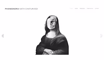 Thepnc.in — A Minimal Art Portfolio Website