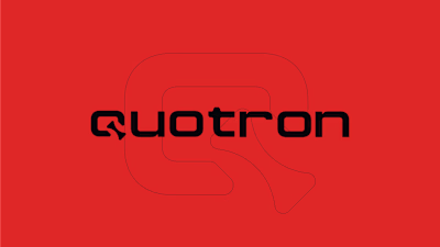 Sharing a recent logo concept for Quotron. This is a combina...