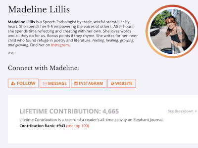 Madeline Lillis | elephant journal