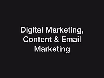 Digital Marketing, Content & Email Marketing Specialist