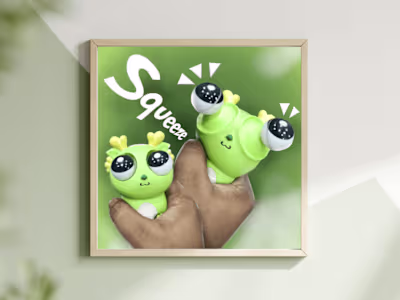 "Squeeze" Toy Poster