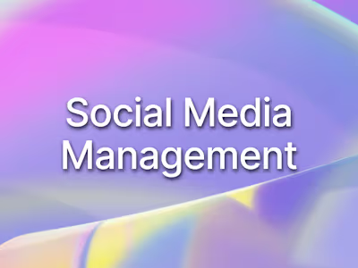 Professional Social Media Management