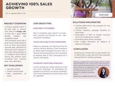 ACHIEVING 108% SALES GROWTH