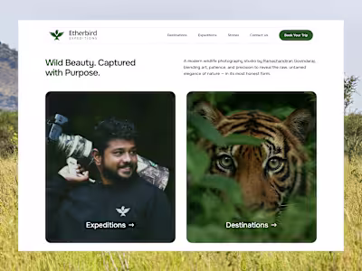 Etherbird Expeditions Website