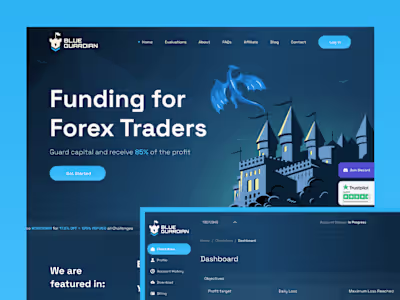 Blue Guardian - Website Design - Web App