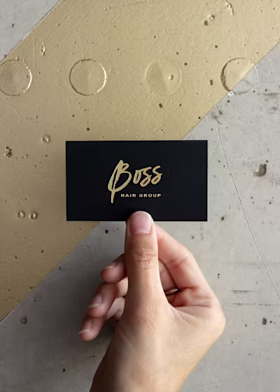 Branding for a Salon: Boss Hair Group
