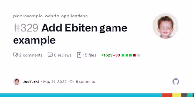 Contributed to Pion, a Go implementation of WebRTC