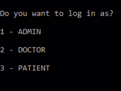 Hospital management application