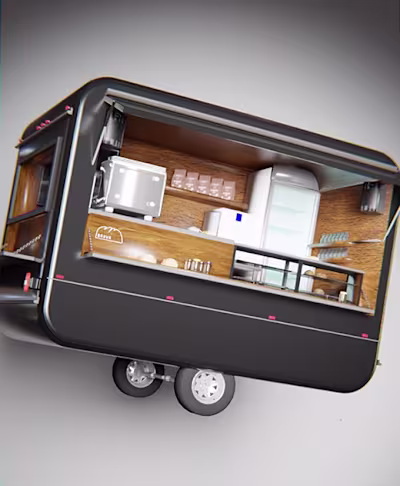 FoodTruck 3D Design :: Behance