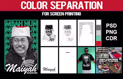 Professional Color Separation Services for Screen Printing