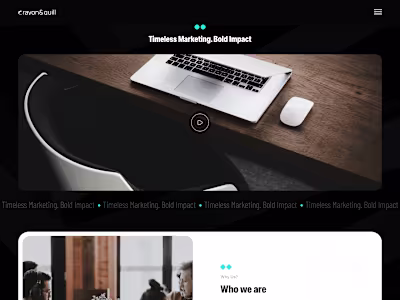 The Agency Website That Pops!
