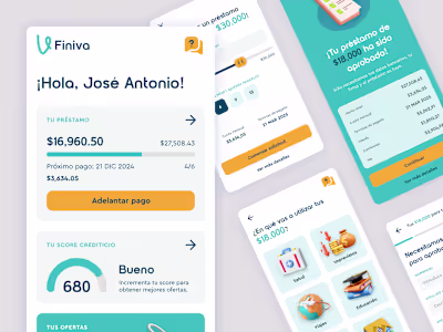 FINIVA: Financial App design
